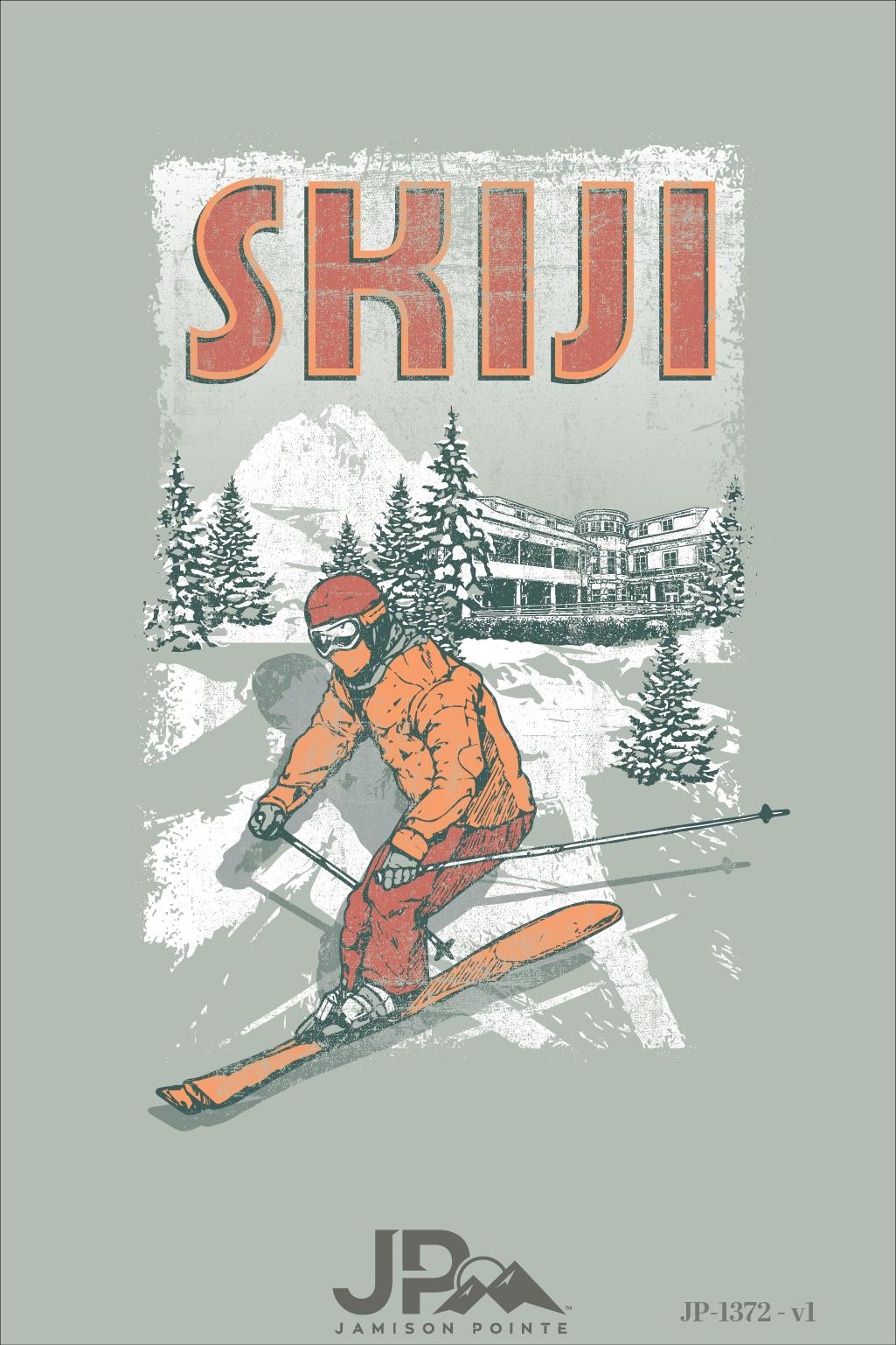Phi Gamma Delta Georgia Tech University Ski T-Shirt