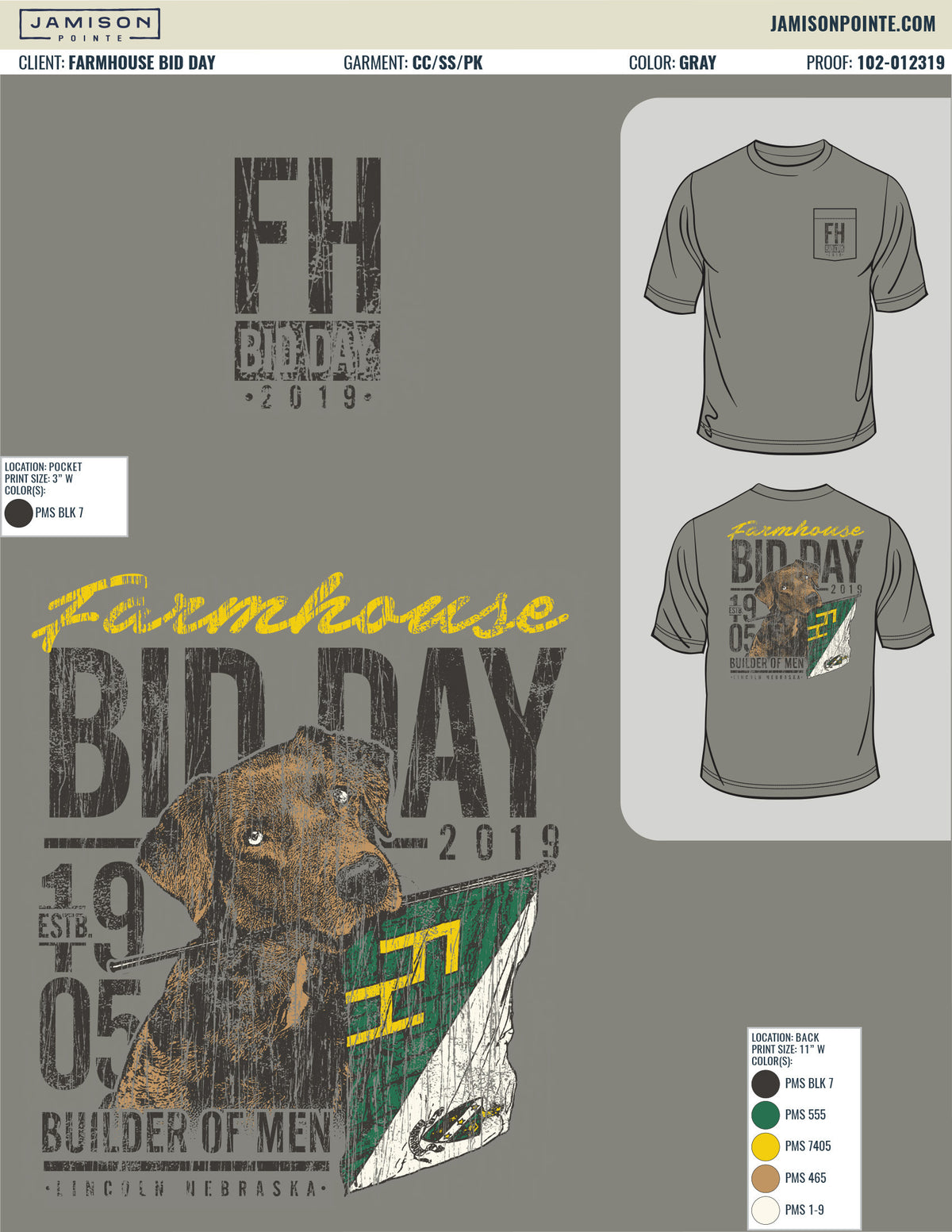 Farmhouse Bid Day T-Shirt