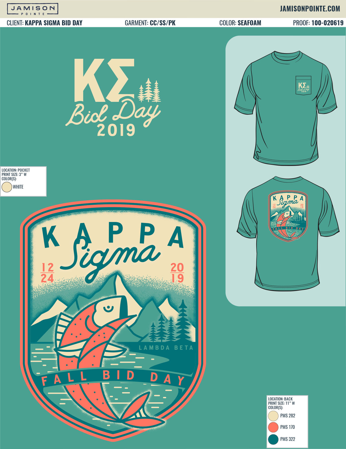 Kappa Sigma Bid Day T-Shirt