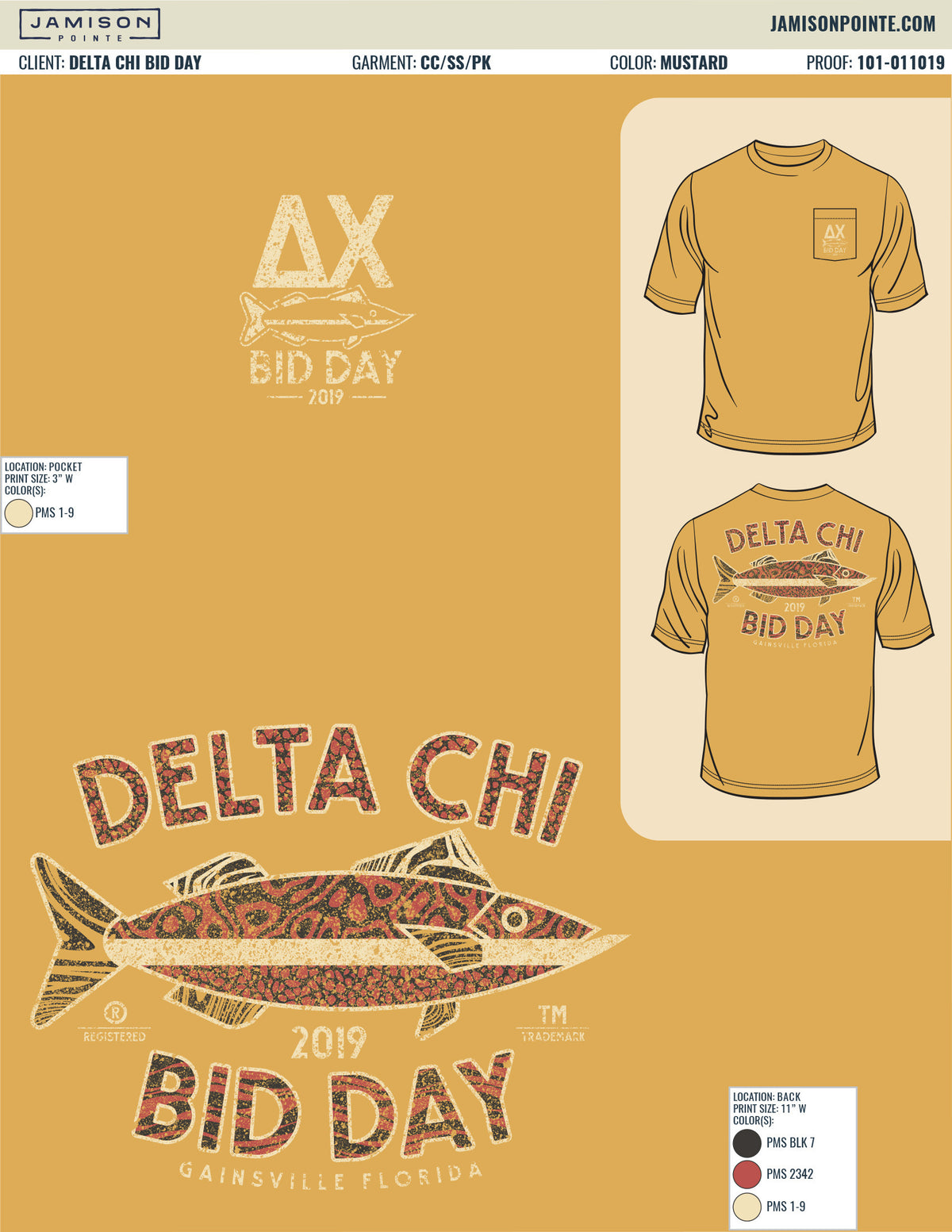 Delta Chi Bid Day T-Shirt
