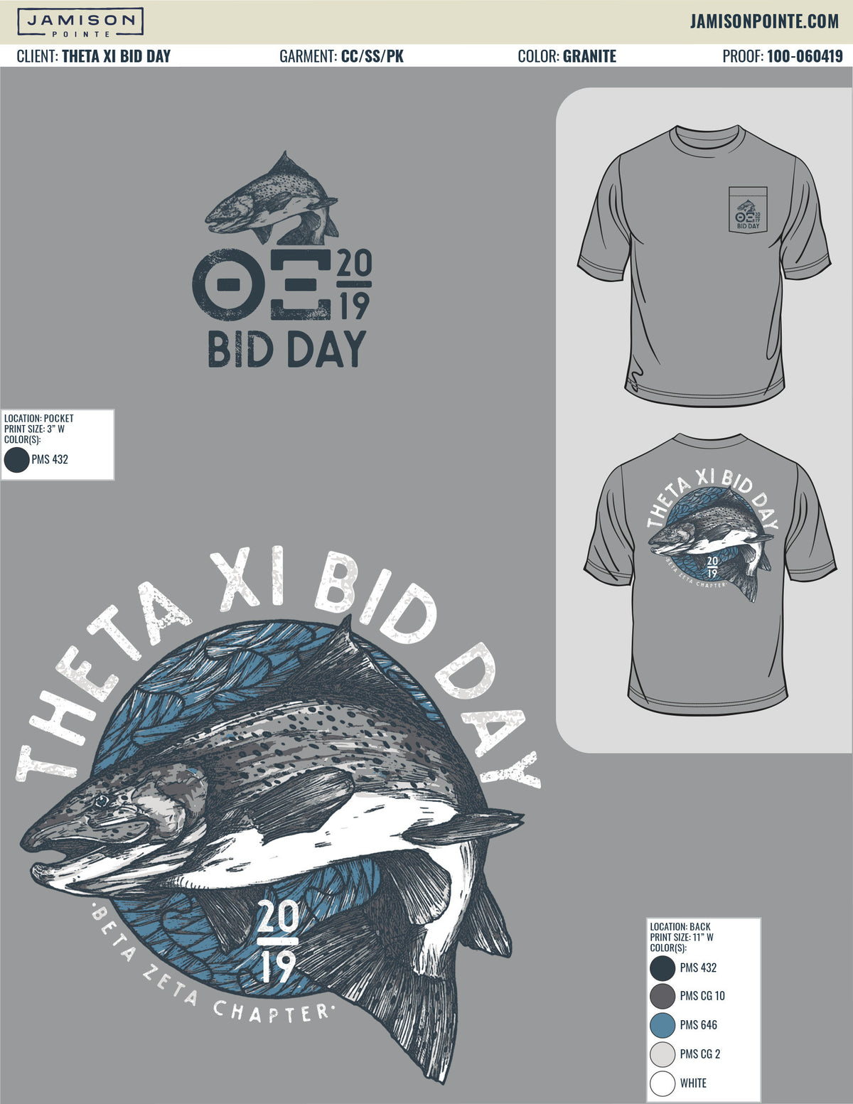Theta Xi Bid Day T-Shirt