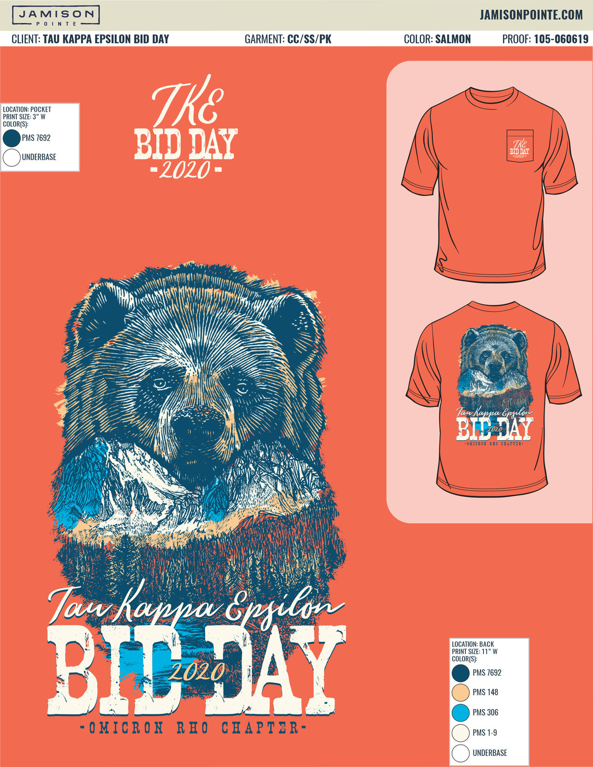 Tau Kappa Epsilon Bid Day T-Shirt