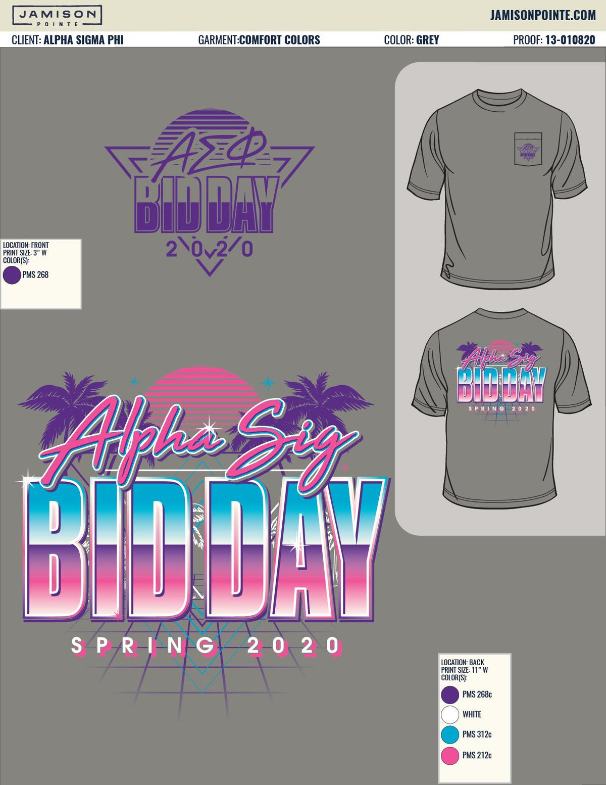 Alpha Sigma Phi Texas State University Spring Bid Day T-Shirt
