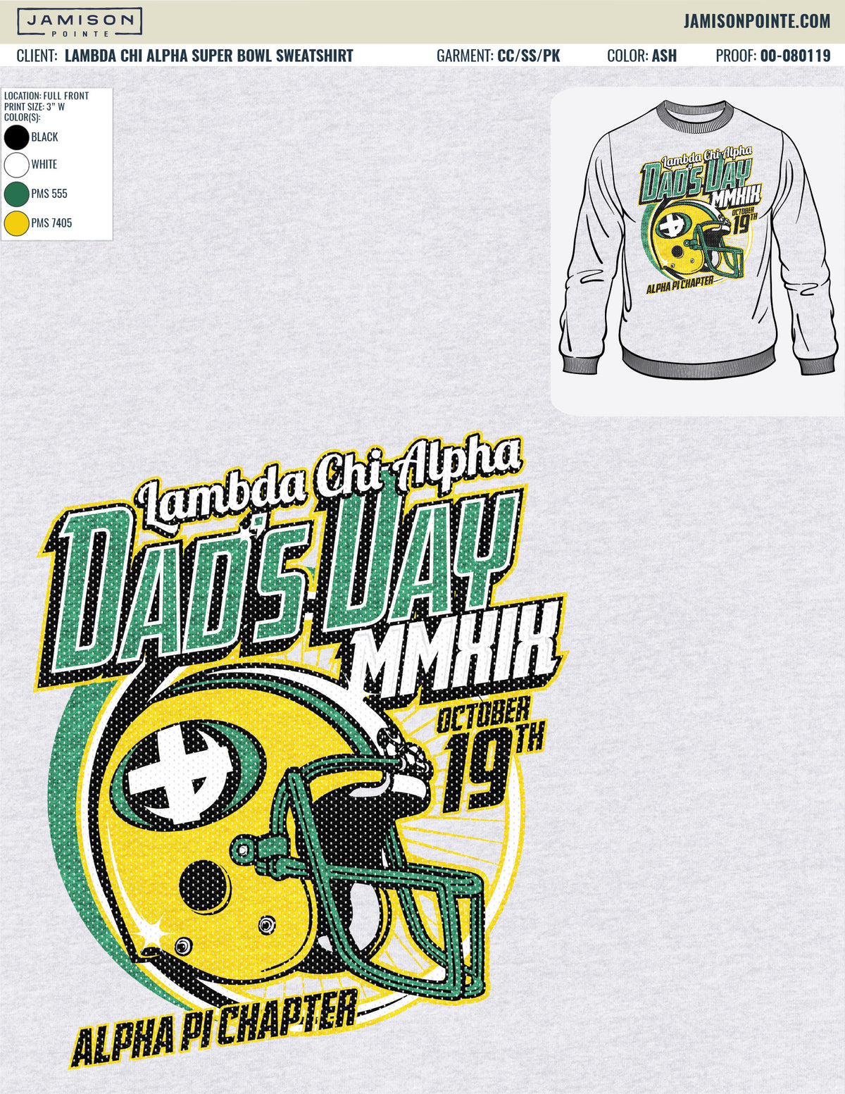 Lambda Chi Alpha Super Bowl T-Shirt