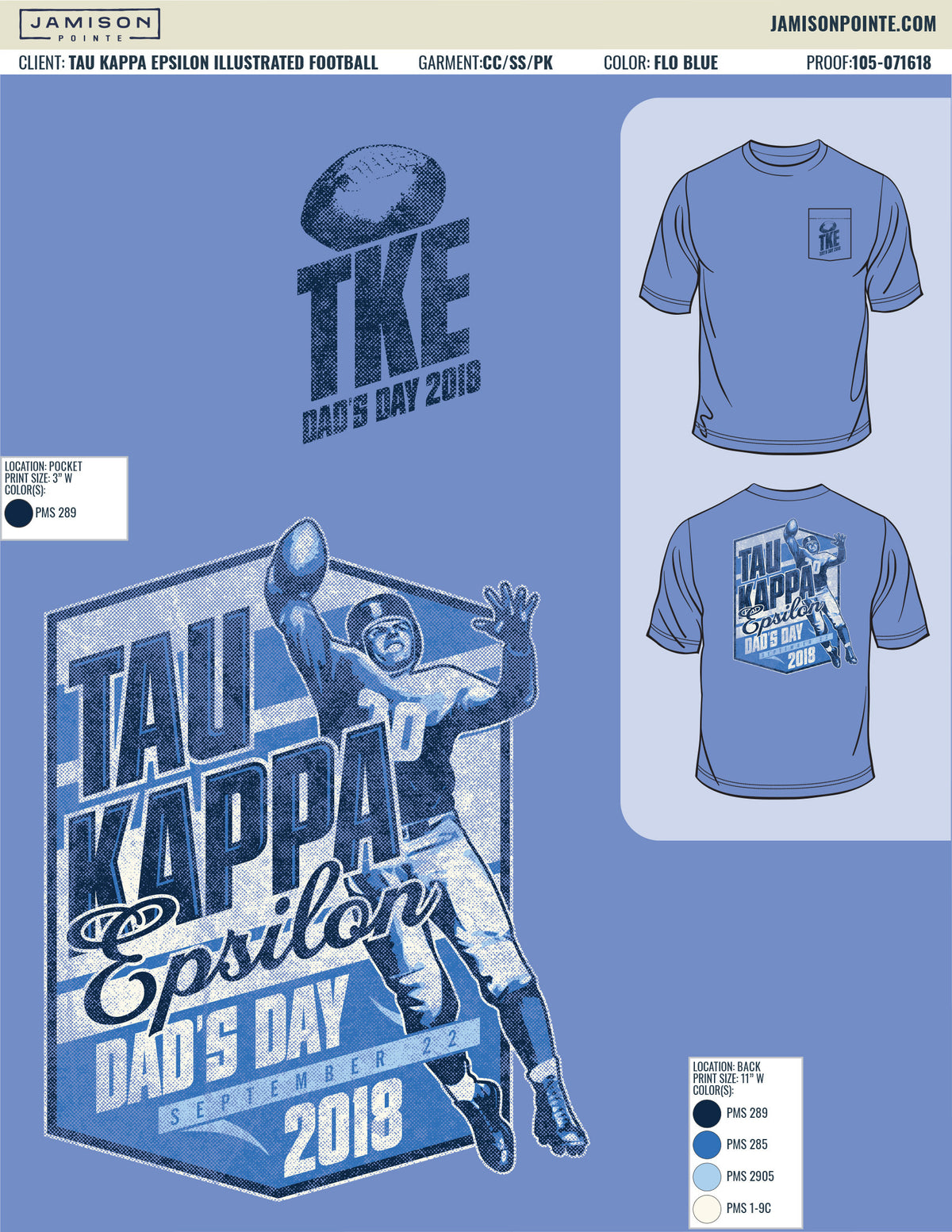 Tau Kappa Epsilon Illustrated T-Shirt
