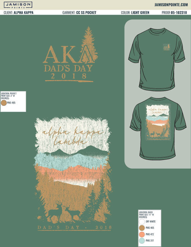 Alpha Kappa Lambda University of Illinois at Urbana-Champaign Dads Day T-Shirt