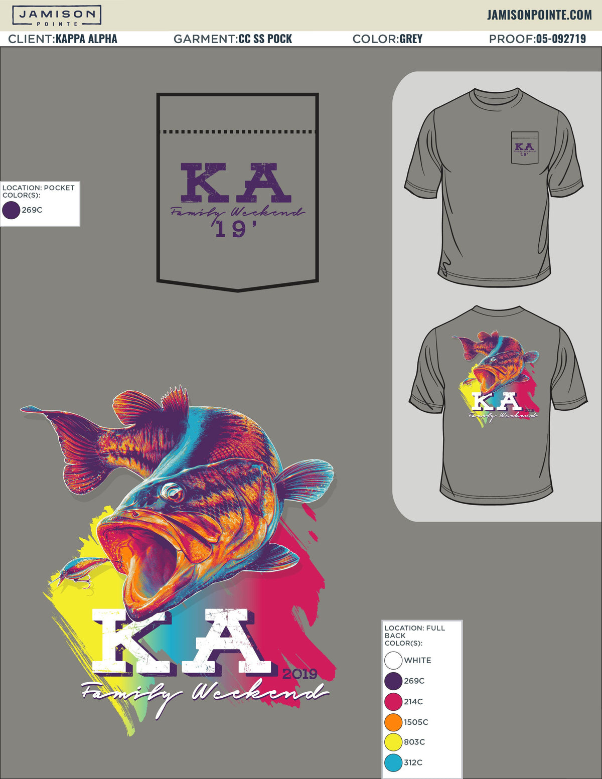 Kappa Alpha Order University of Arizona Family Weekend T-Shirt