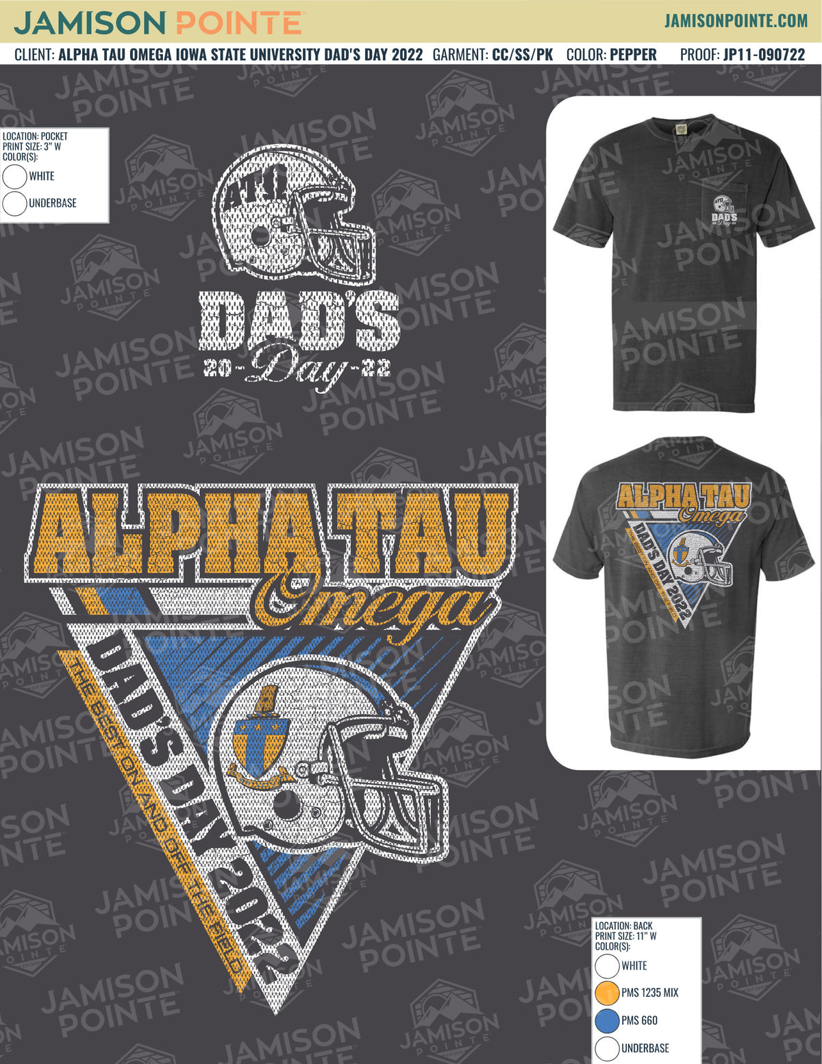 Alpha Tau Omega Iowa State University Dad&#39;s Day T-Shirt