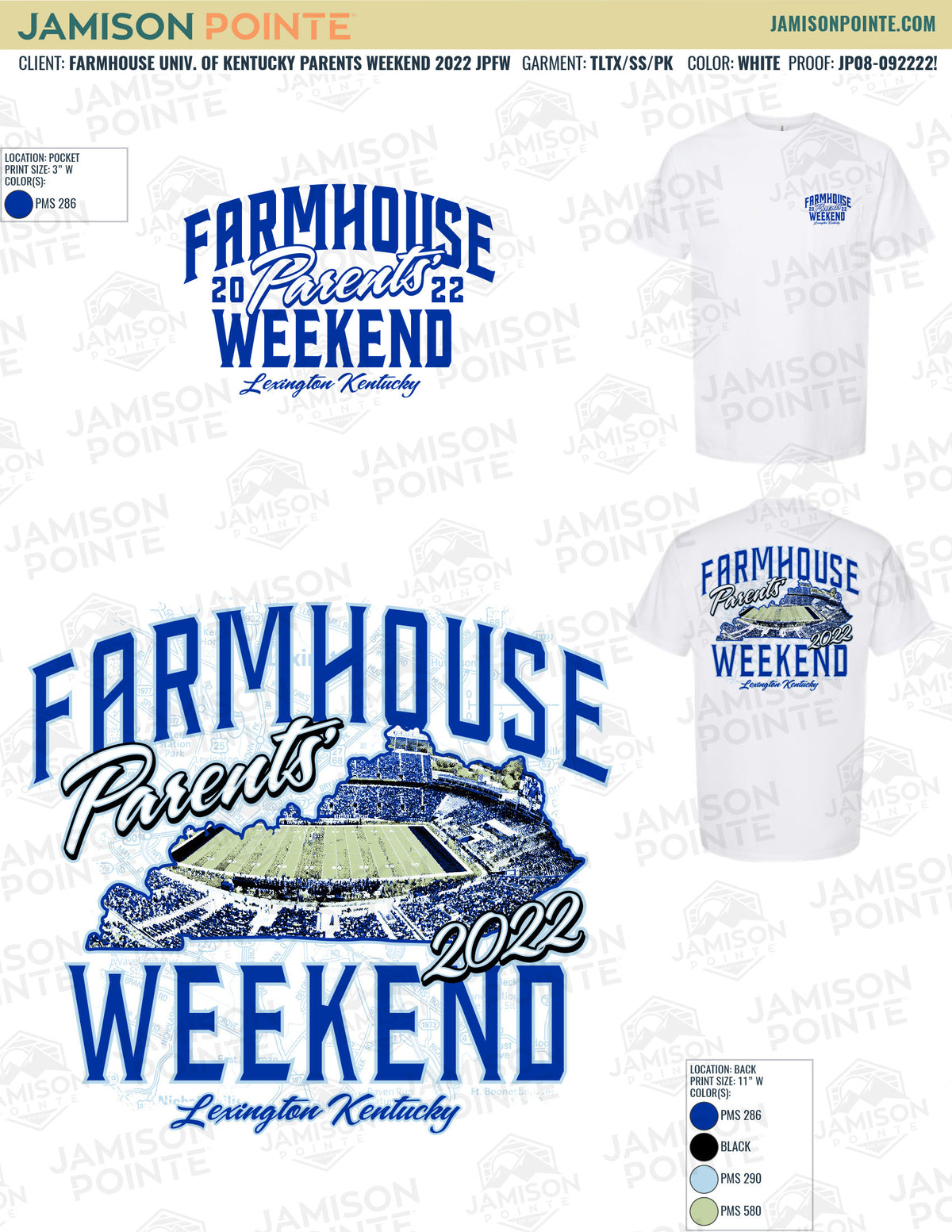 Farmhouse University of Kentucky Parents Weekend T-Shirt