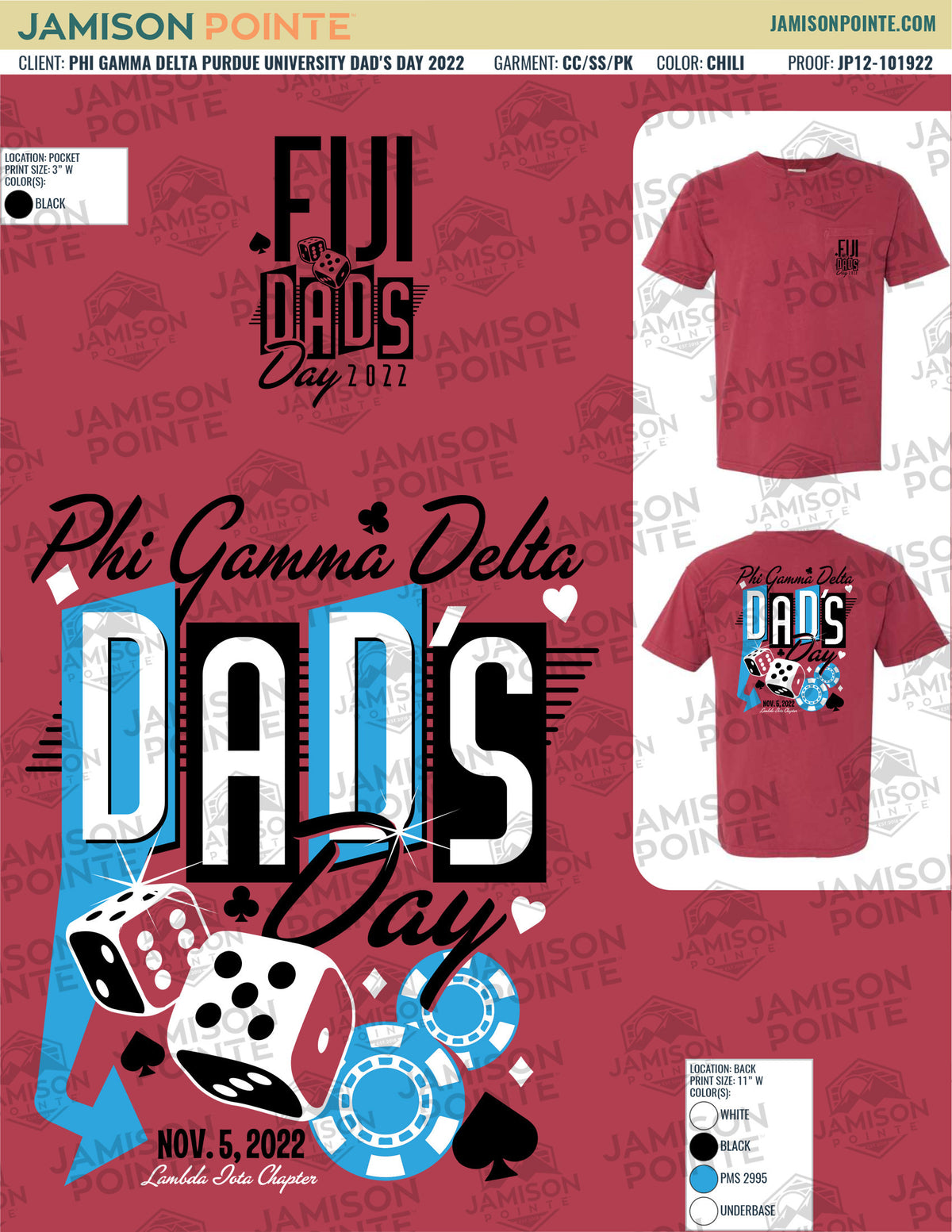 Phi Gamma Delta Purdue University Dad&#39;s Day T-Shirt