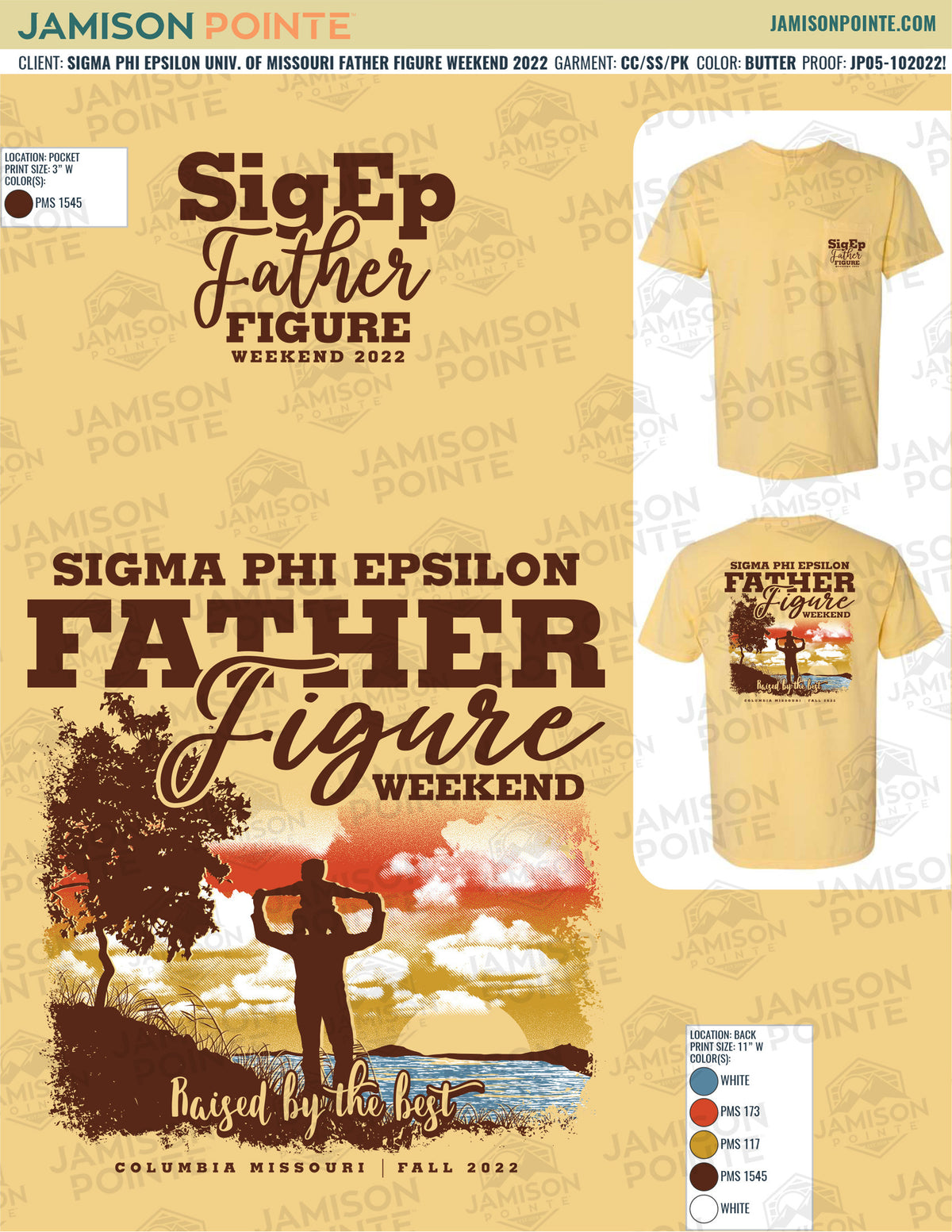 Sigma Phi Epsilon University of Missouri Father Figure Weekend T-Shirt