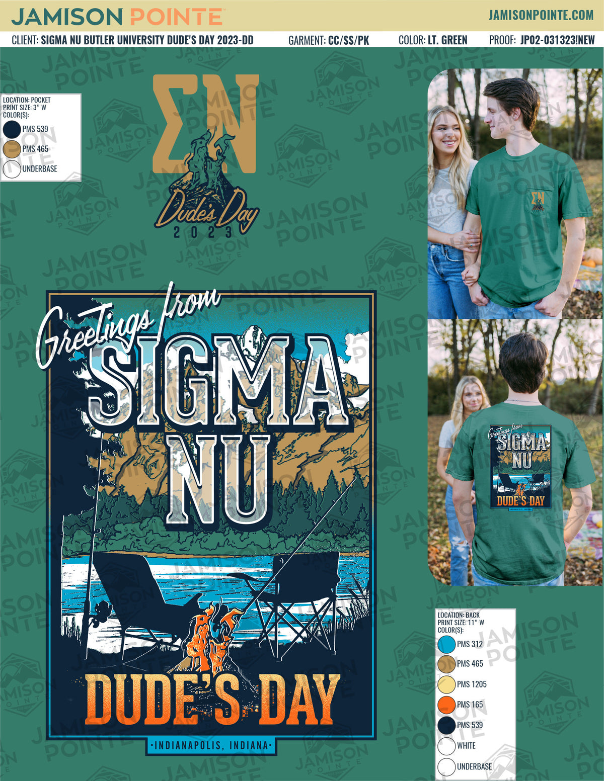 Sigma Nu Butler University Dude&#39;s Day T-Shirt