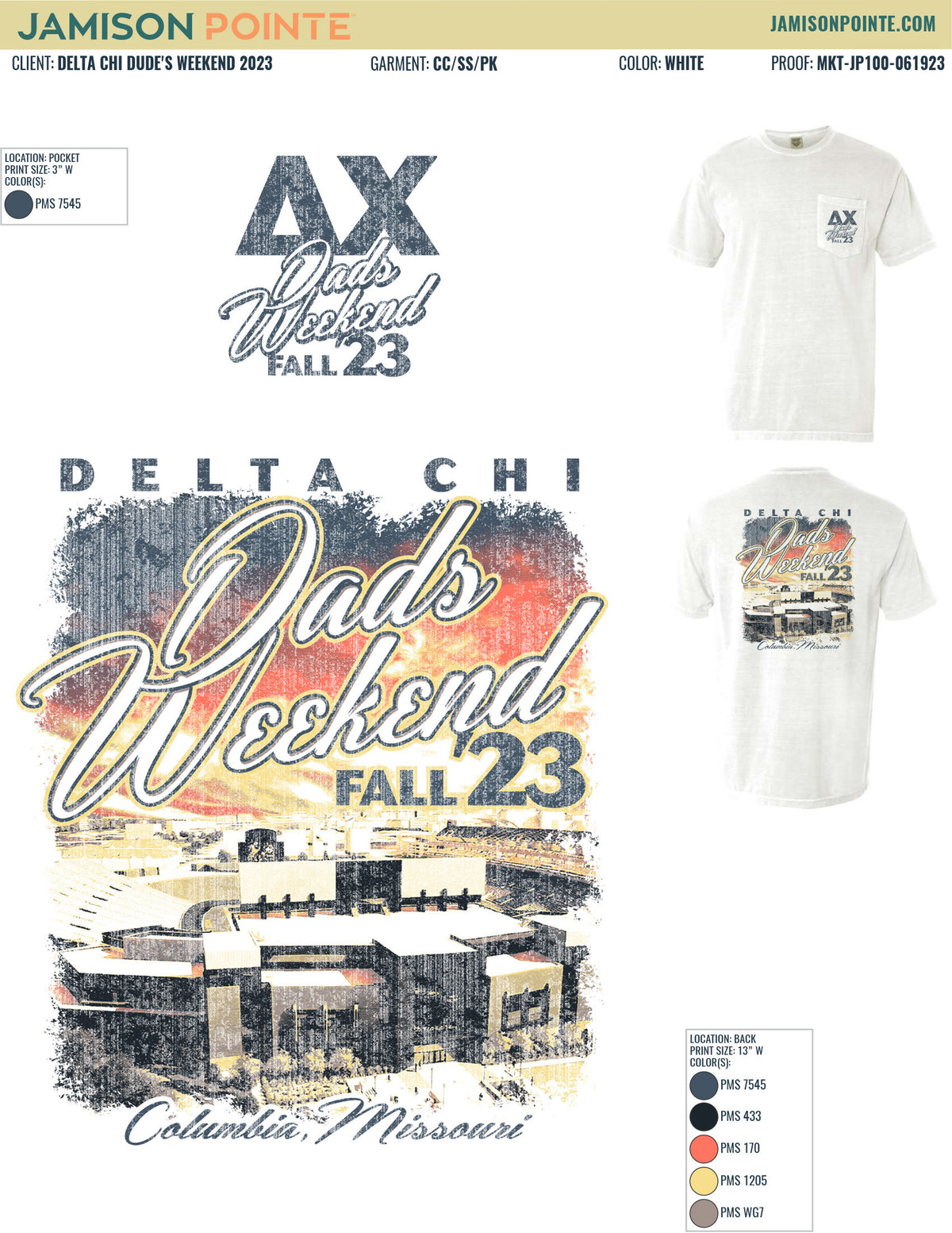 Delta Chi Dude&#39;s Weekend Weekend T-shirt T-Shirt