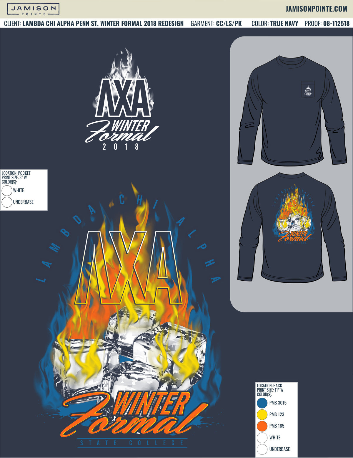 Lambda Chi Alpha Penn State Winter Formal T-Shirt
