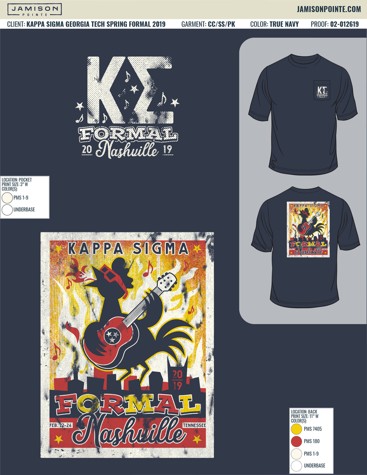 Kappa Sigma Georgia Tech Spring Formal T-Shirt