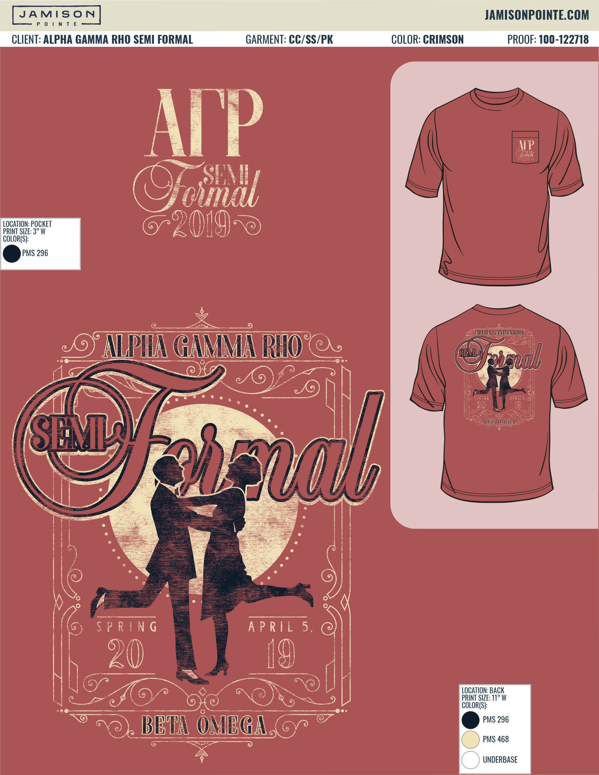 Alpha Gamma Rho Semi T-Shirt