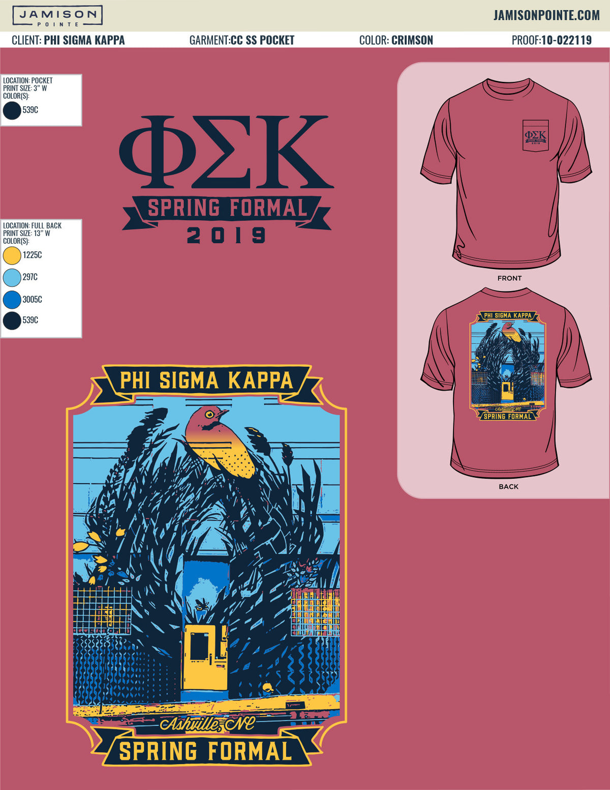 Phi Sigma Kappa Georgia Tech Spring Formal T-Shirt
