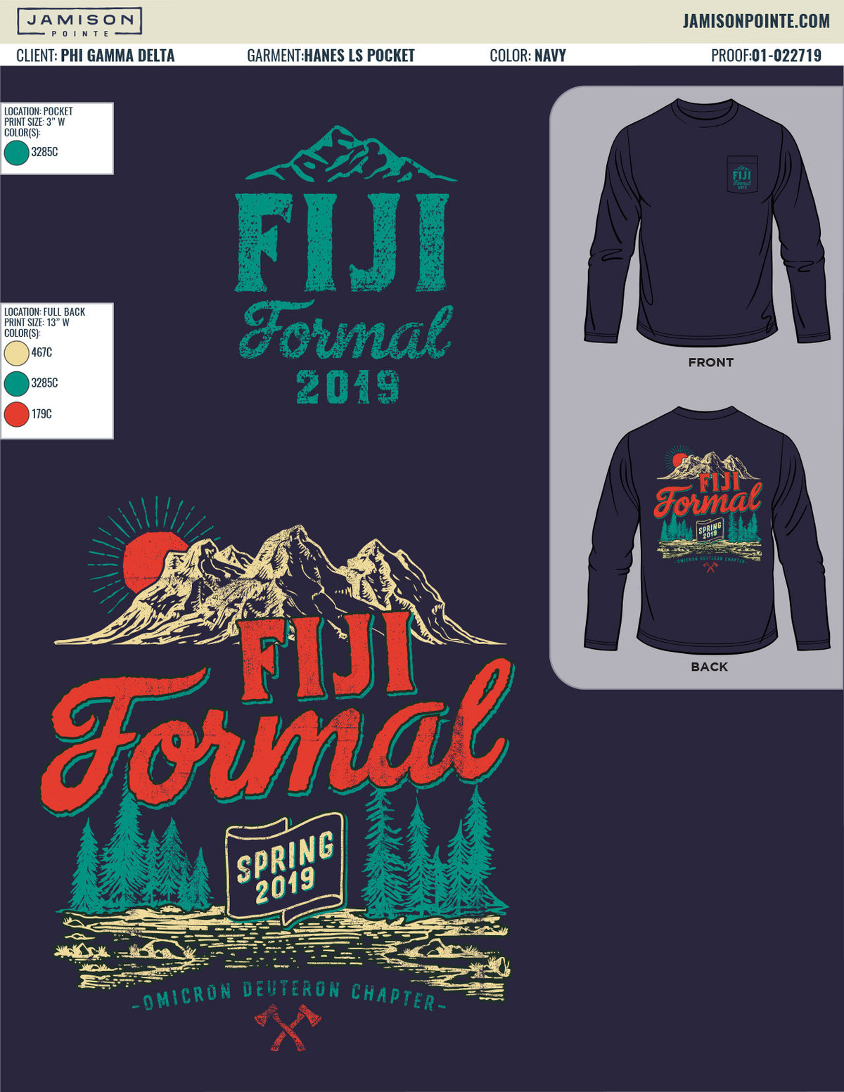 Phi Gamma Delta Ohio State University Spring Formal T-Shirt