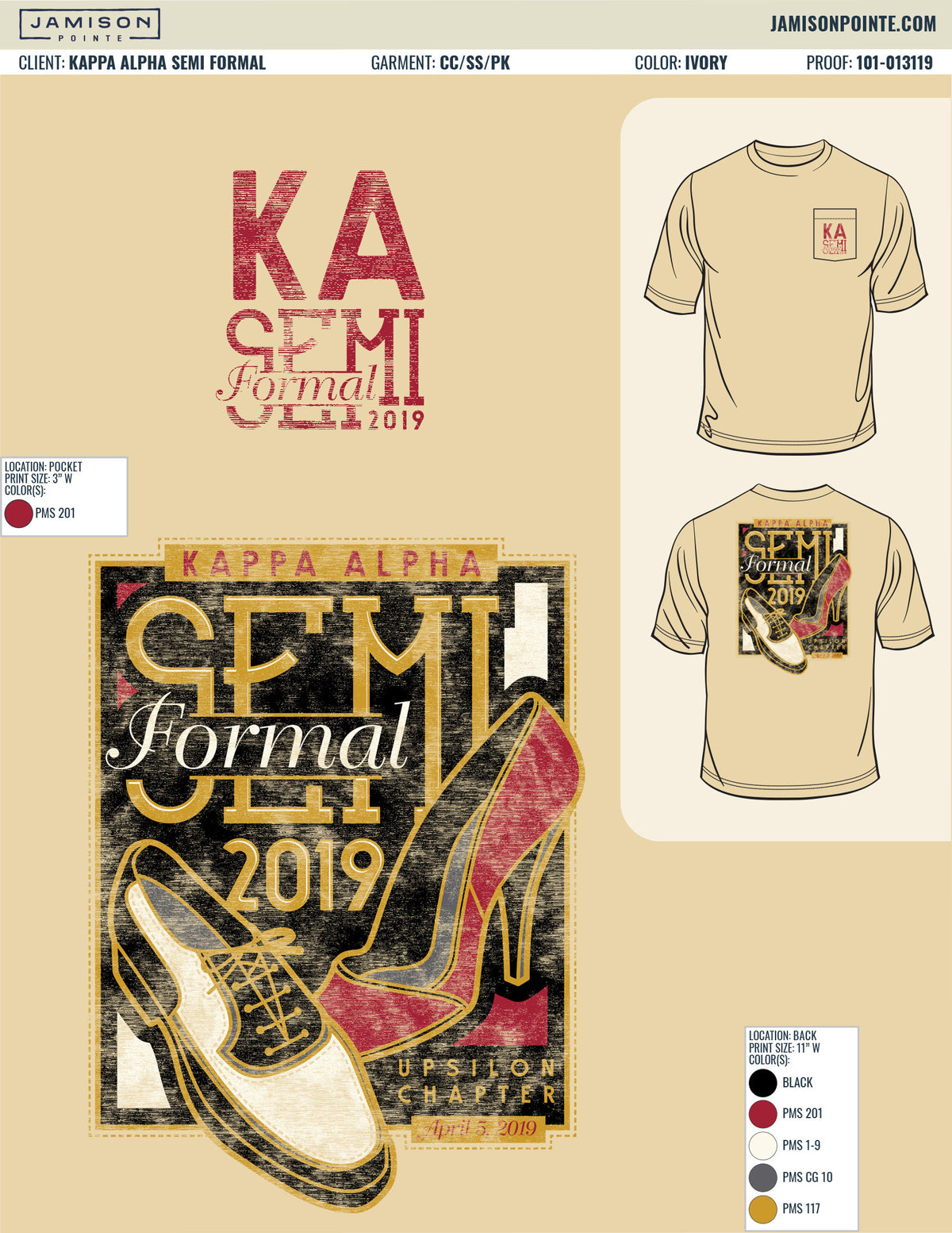Kappa Alpha Semi Formal T-Shirt