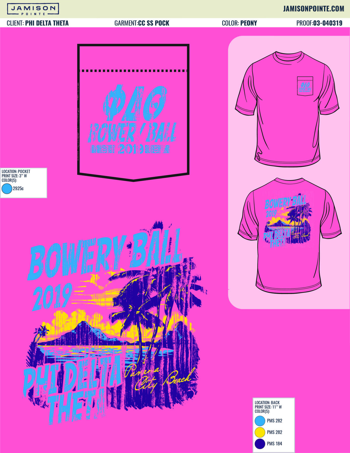 Phi Delta Theta Georgia Tech Spring Formal T-Shirt