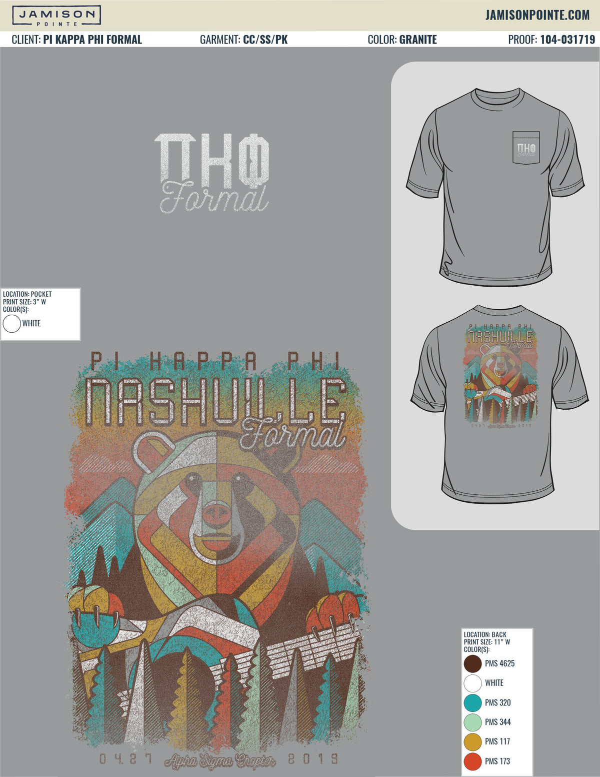 Pi Kappa Phi Formal T-Shirt