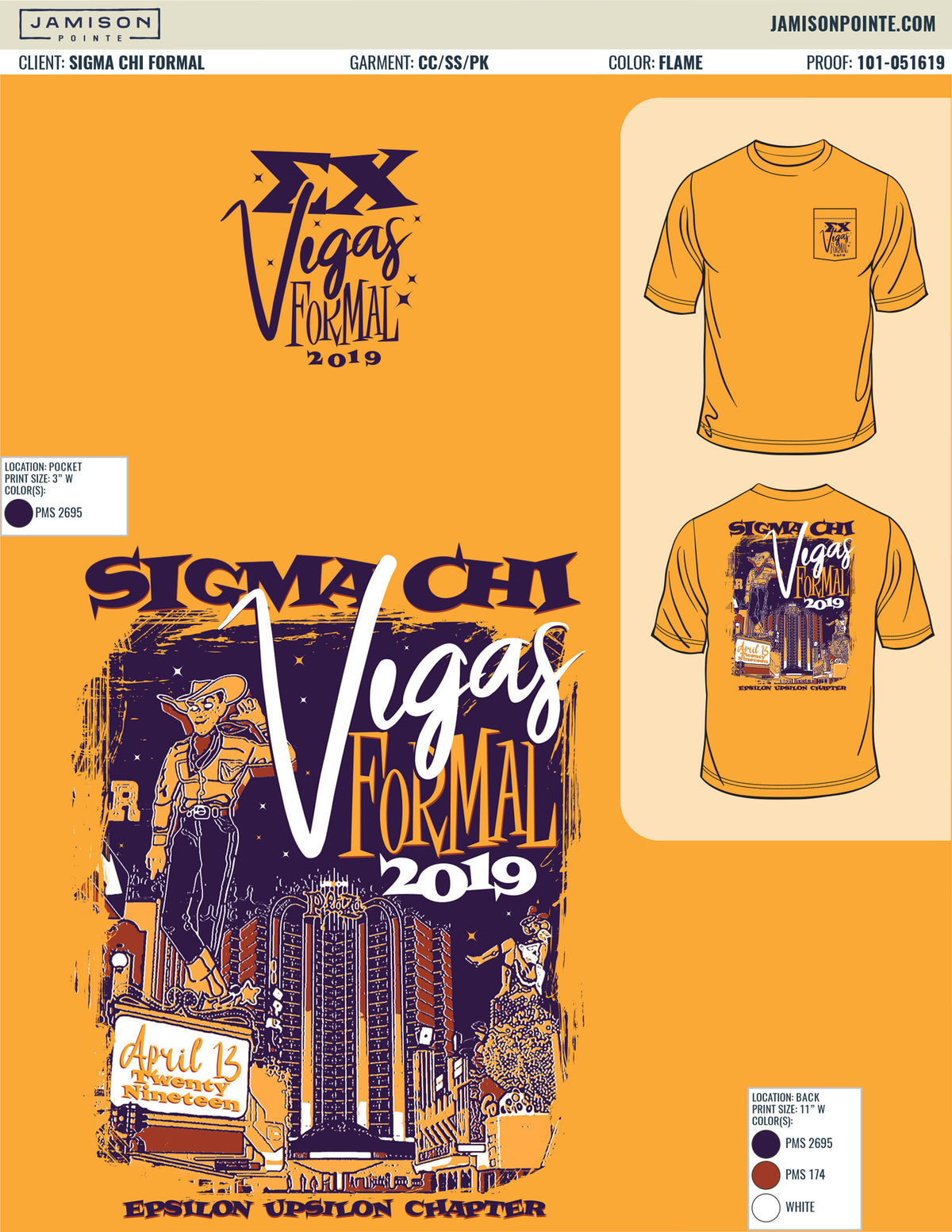 Sigma Chi Formal T-Shirt