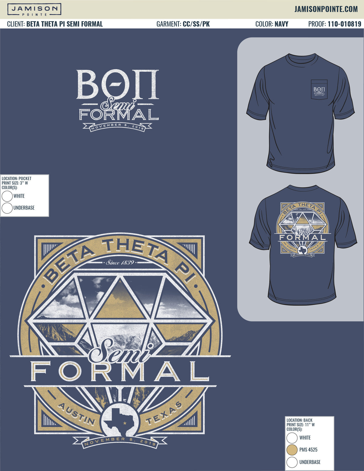 Beta Theta Pi Semi T-Shirt