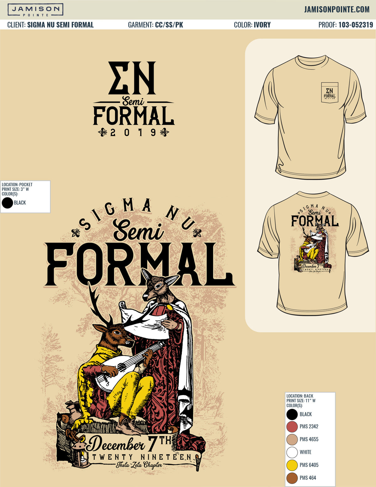 Sigma Nu Semi Formal T-Shirt