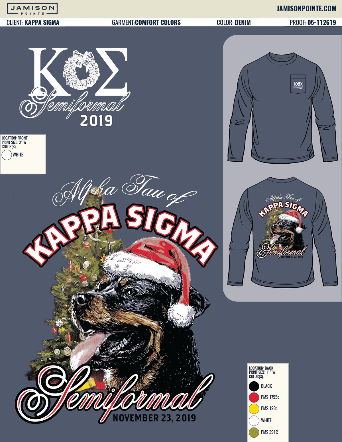 Kappa Sigma Georgia Tech Semi Formal T-Shirt