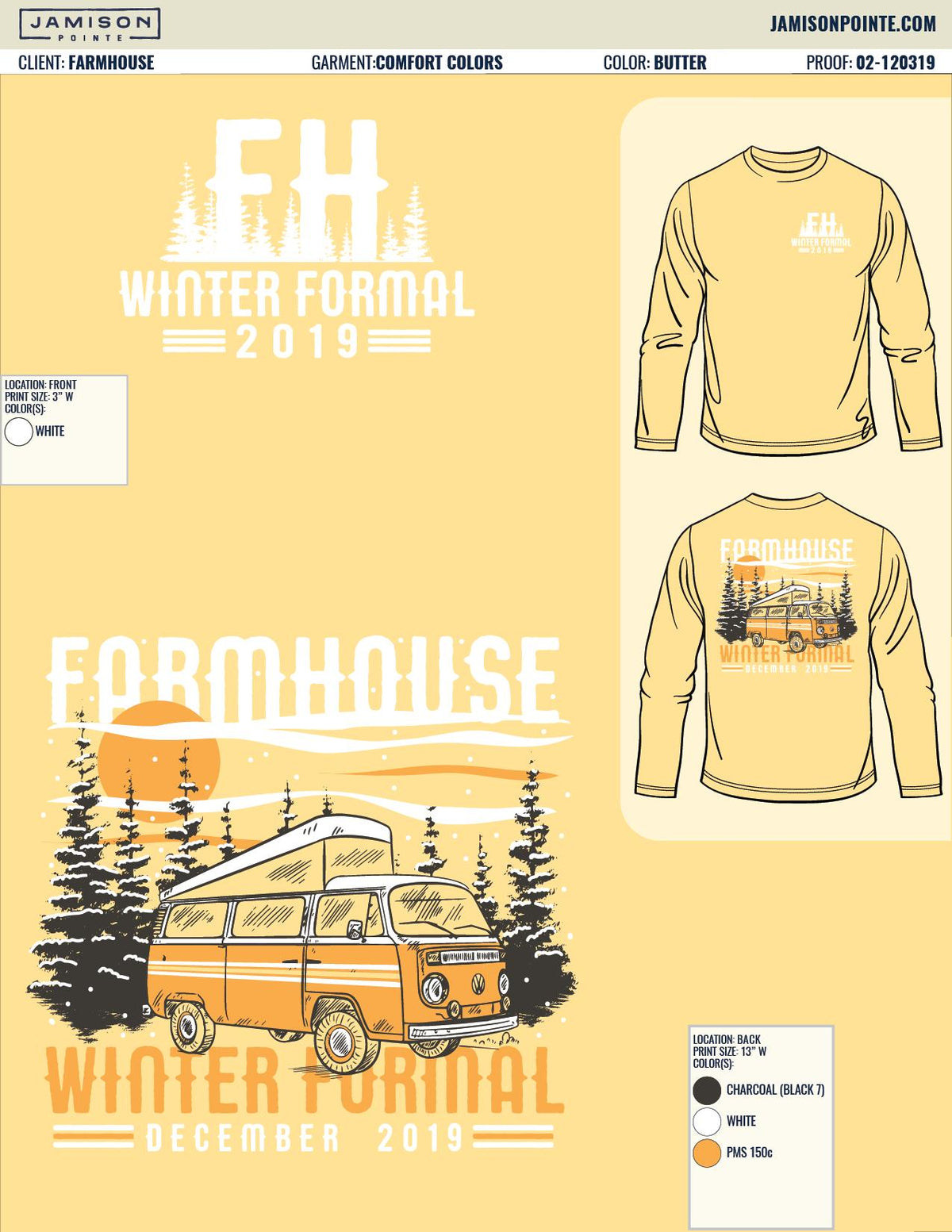 Farmhouse Kansas State University Winter Formal T-Shirt