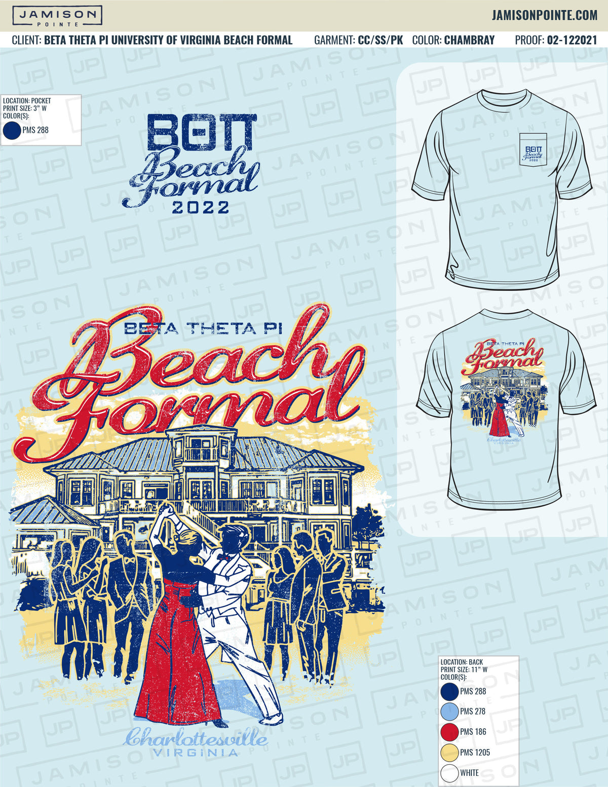 Beta Theta Pi University of Virginia Beach T-Shirt