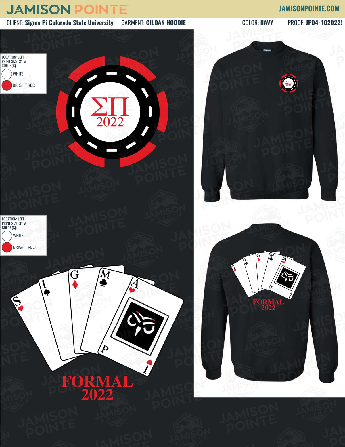 Sigma Pi Colorado State University Fall Formal Crewnecks T-Shirt