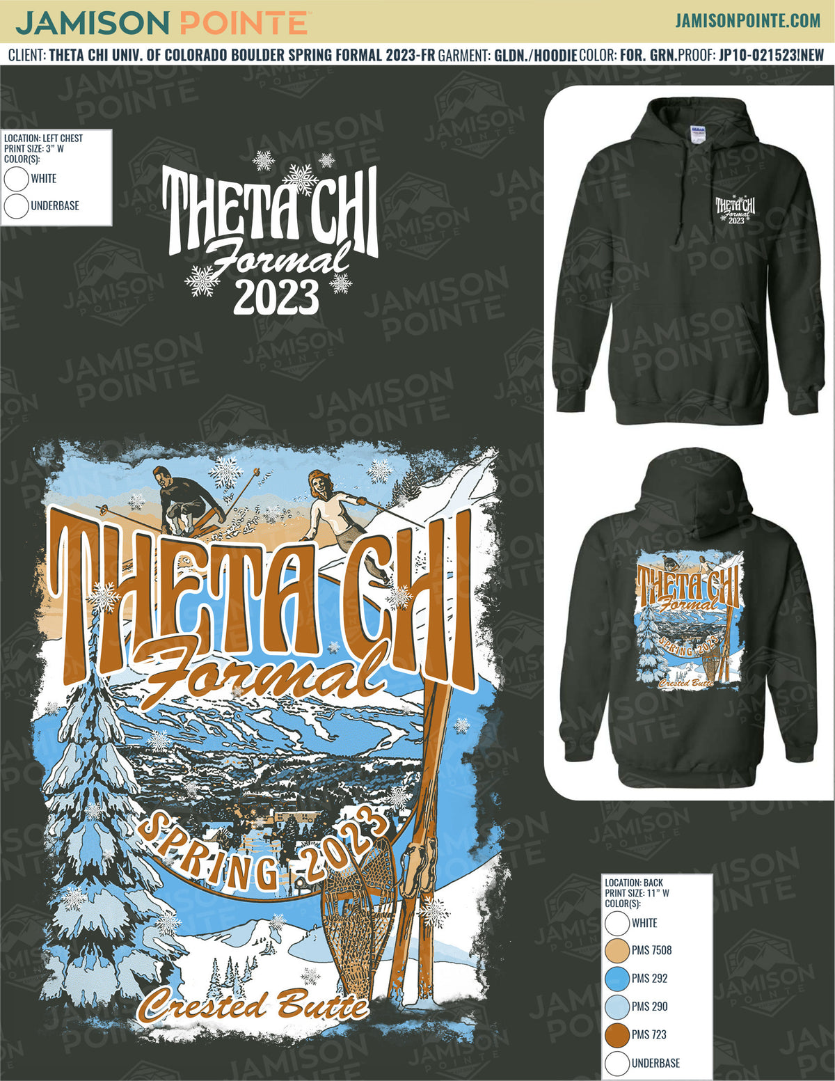 Theta Chi University of Colorado Boulder Spring Formal T-Shirt