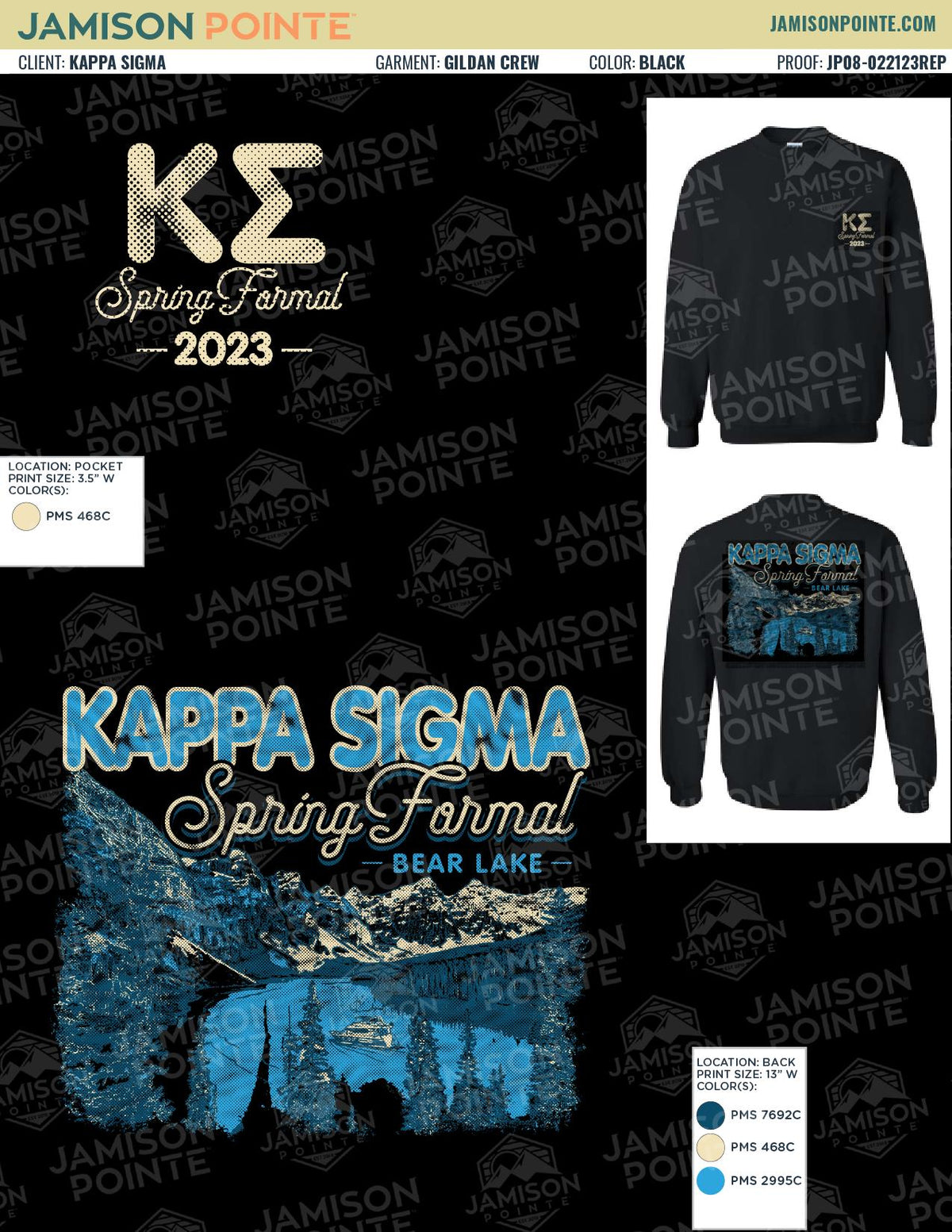 Kappa Sigma Boise State University Formal T-Shirt