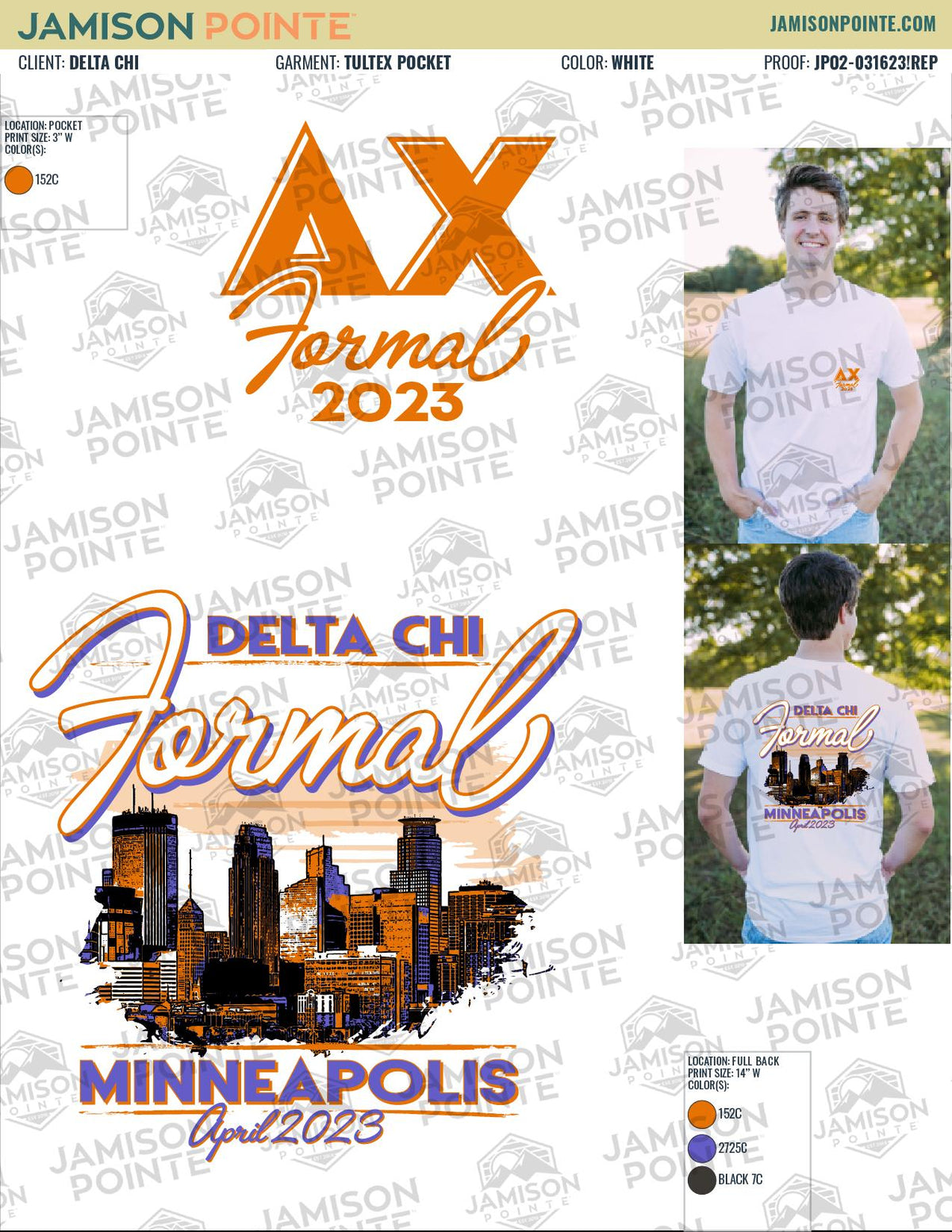 Delta Chi Iowa State University Formal T-Shirt