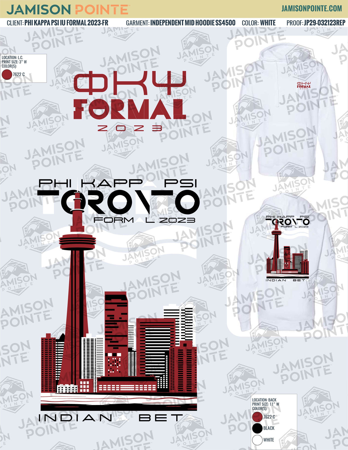 Phi Kappa Psi Indiana University Formal T-Shirt