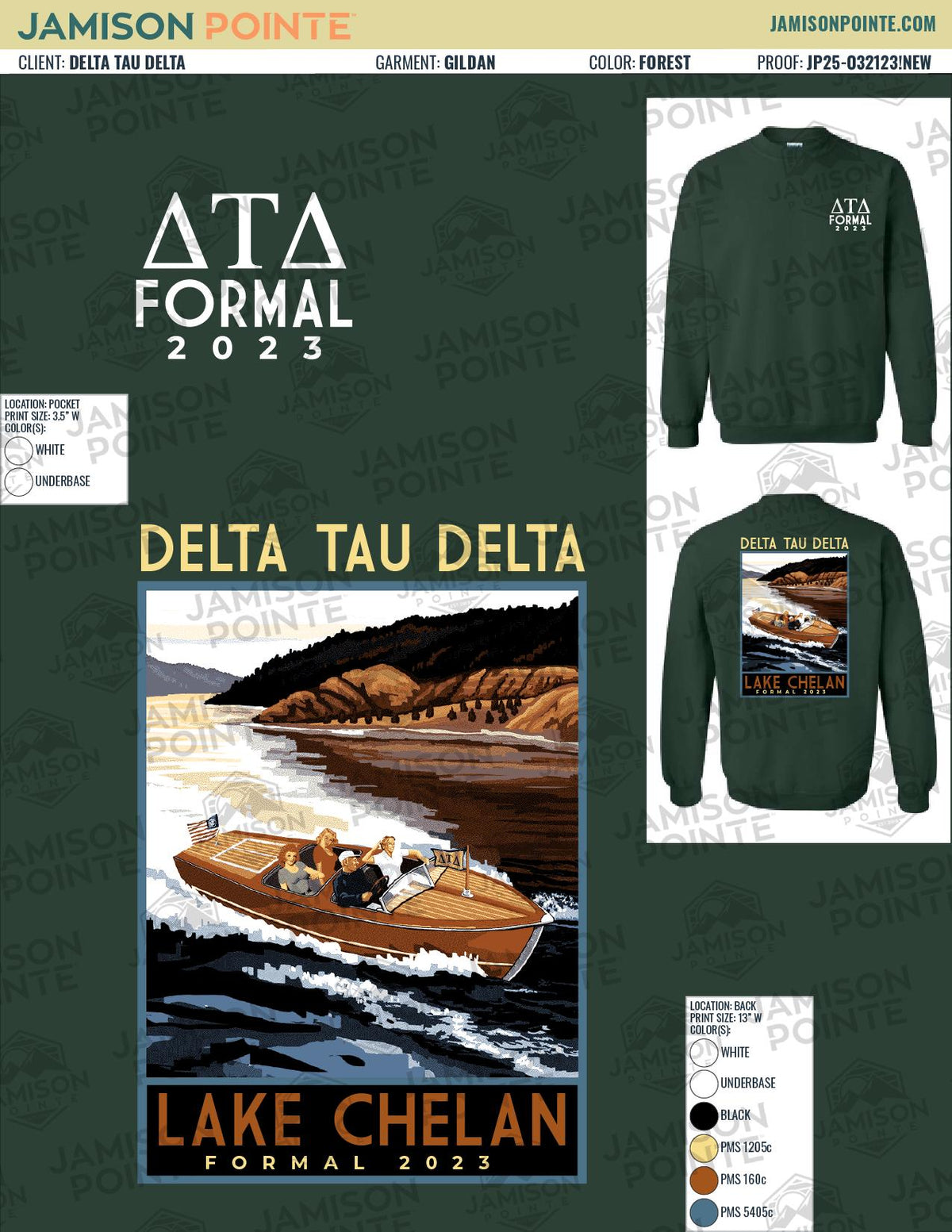 Delta Tau Delta Washington State University Formal T-Shirt