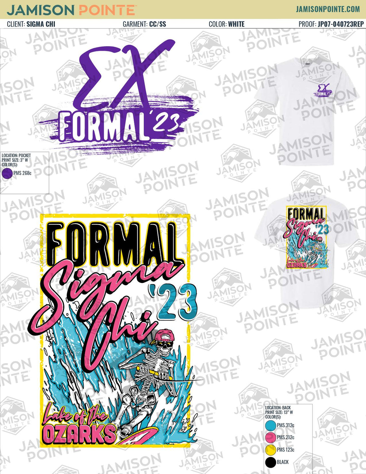 Sigma Chi Kansas State University Spring Formal T-Shirt