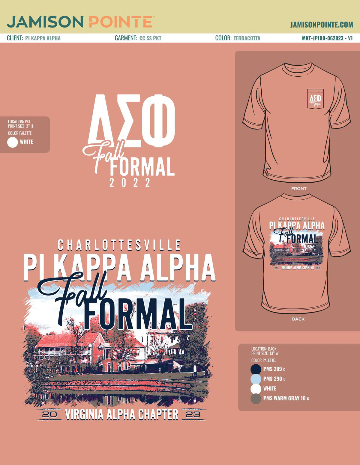 Pi Kappa Alpha Fall Formal T-Shirt