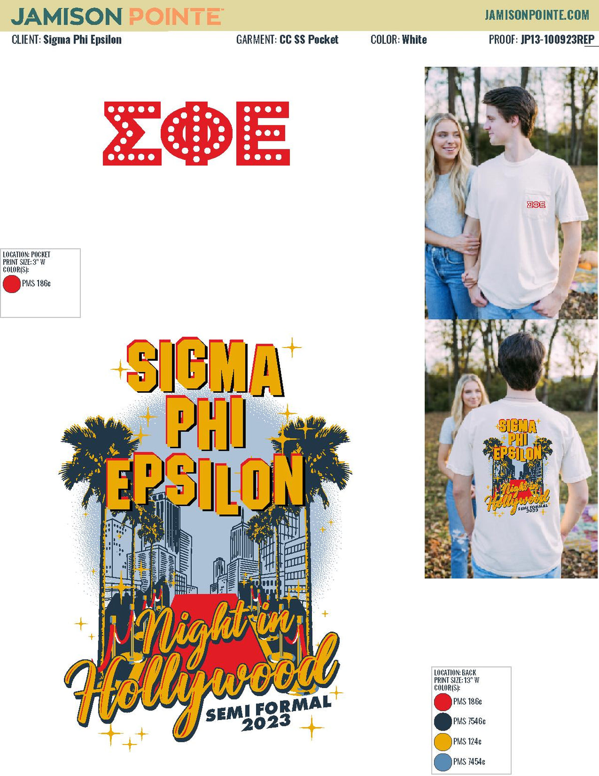 Sigma Phi Epsilon Christopher Newport University Semi Formal T-Shirt