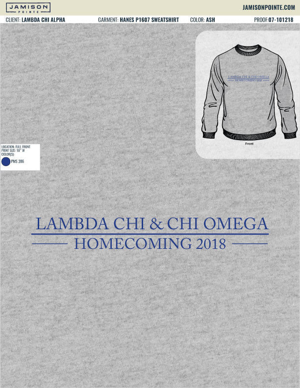 Lambda Chi Alpha University of Tulsa Homecoming T-Shirt