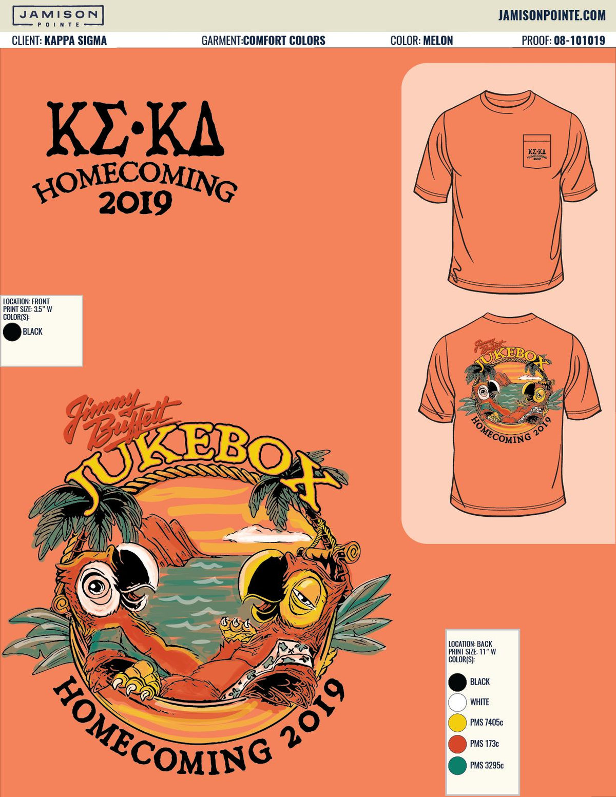 Kappa Sigma Tennessee Tech University Homecoming T-Shirt