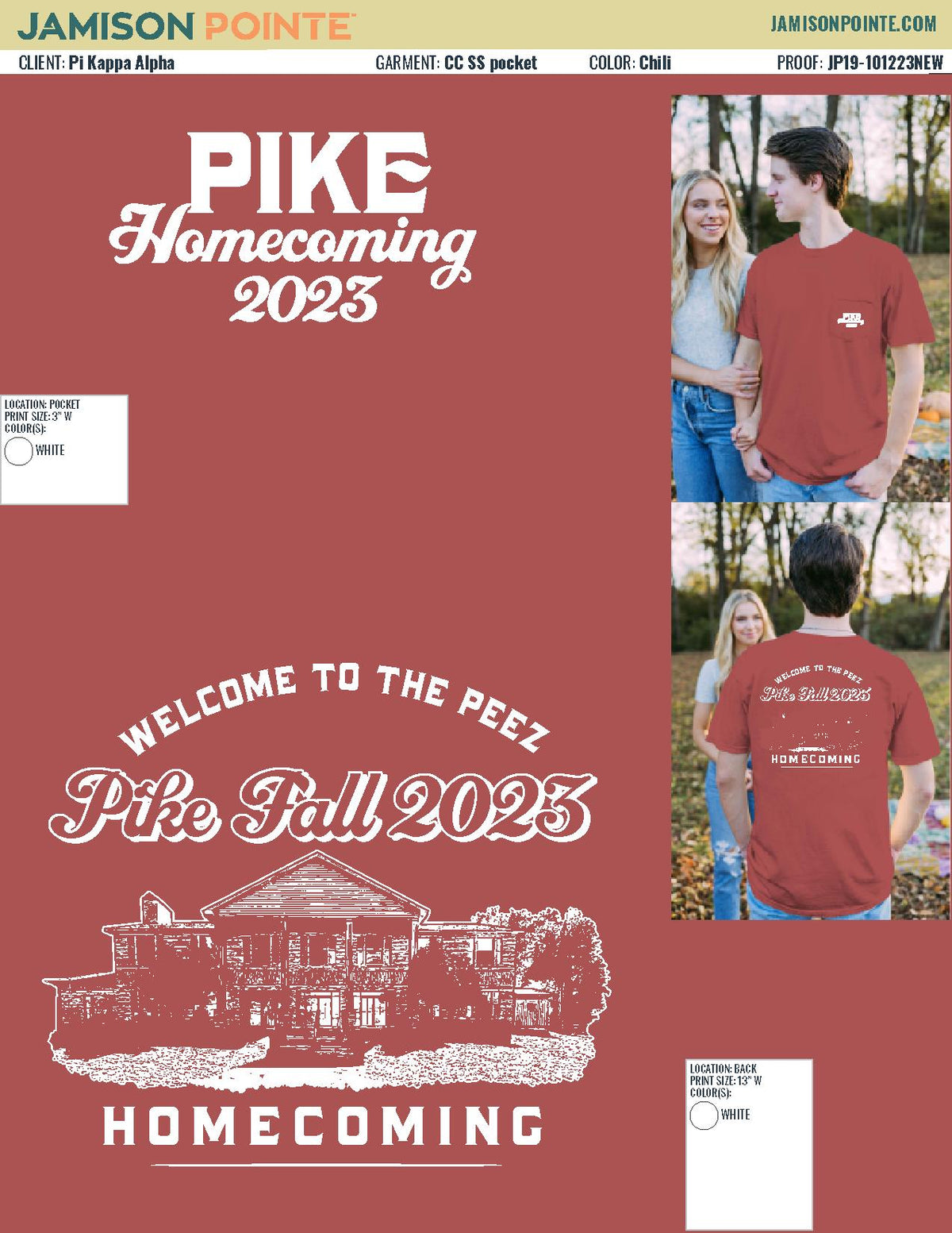 Pi Kappa Alpha Louisiana Tech University Homecoming T-Shirt