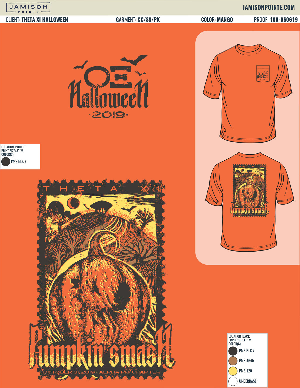 Theta Xi Halloween Mixer T-Shirt