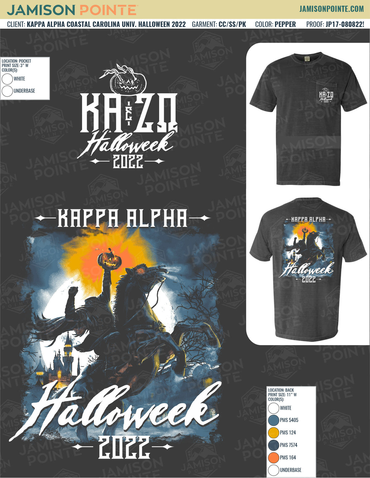 Kappa Alpha Coastal Carolina University Halloween T-Shirt