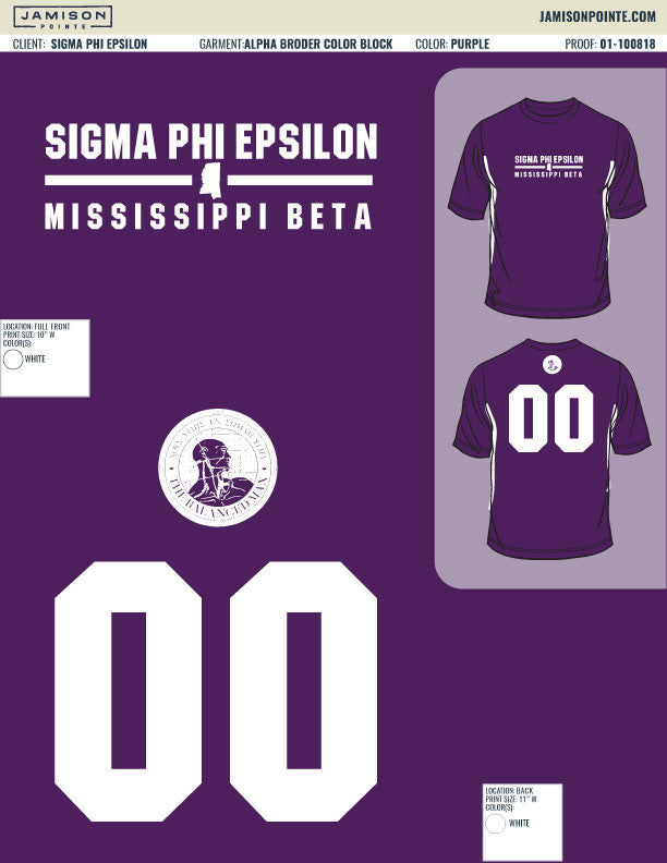 Sigma Phi Epsilon Mississippi State University Athletics T-Shirt