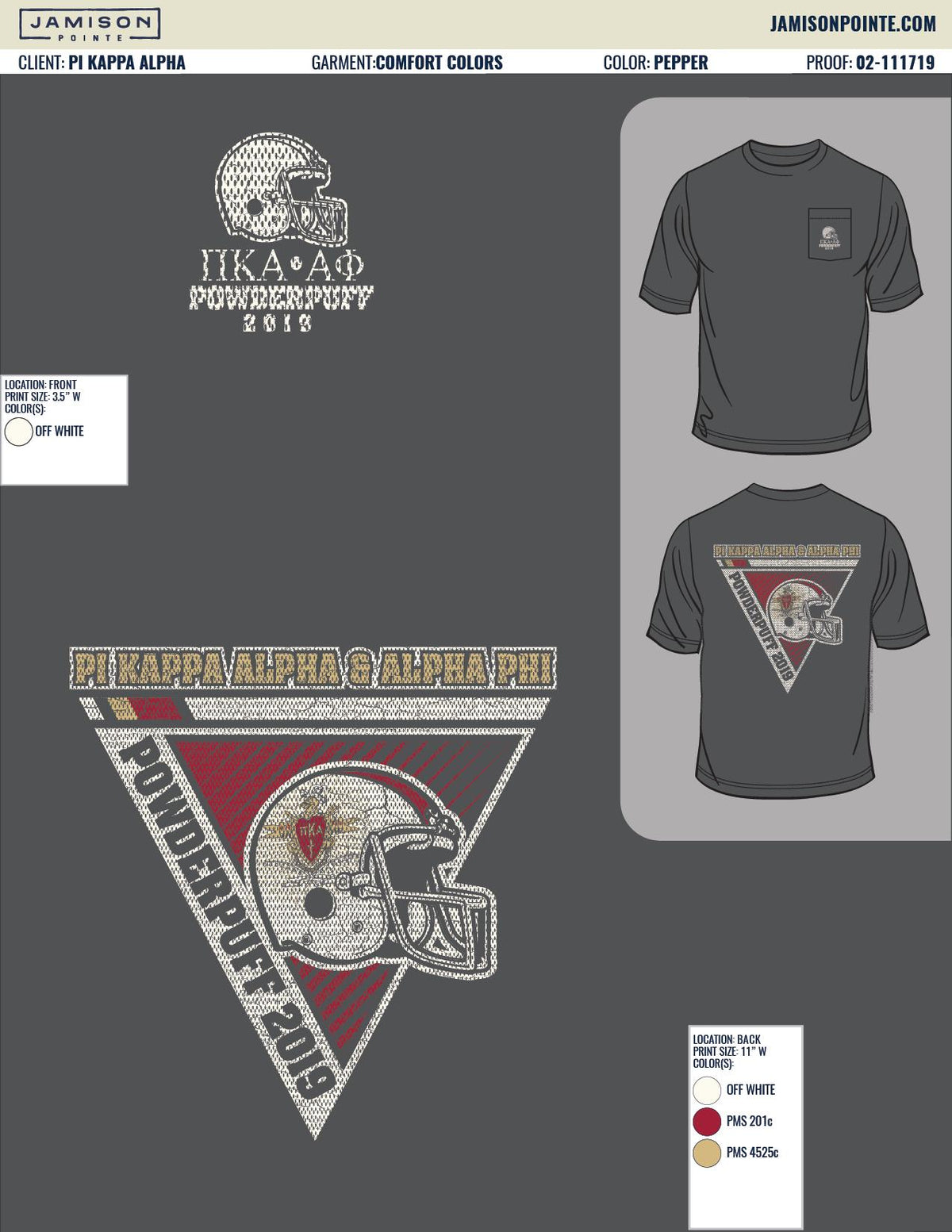 Pi Kappa Alpha Georgia Tech Powderpuff T-Shirt