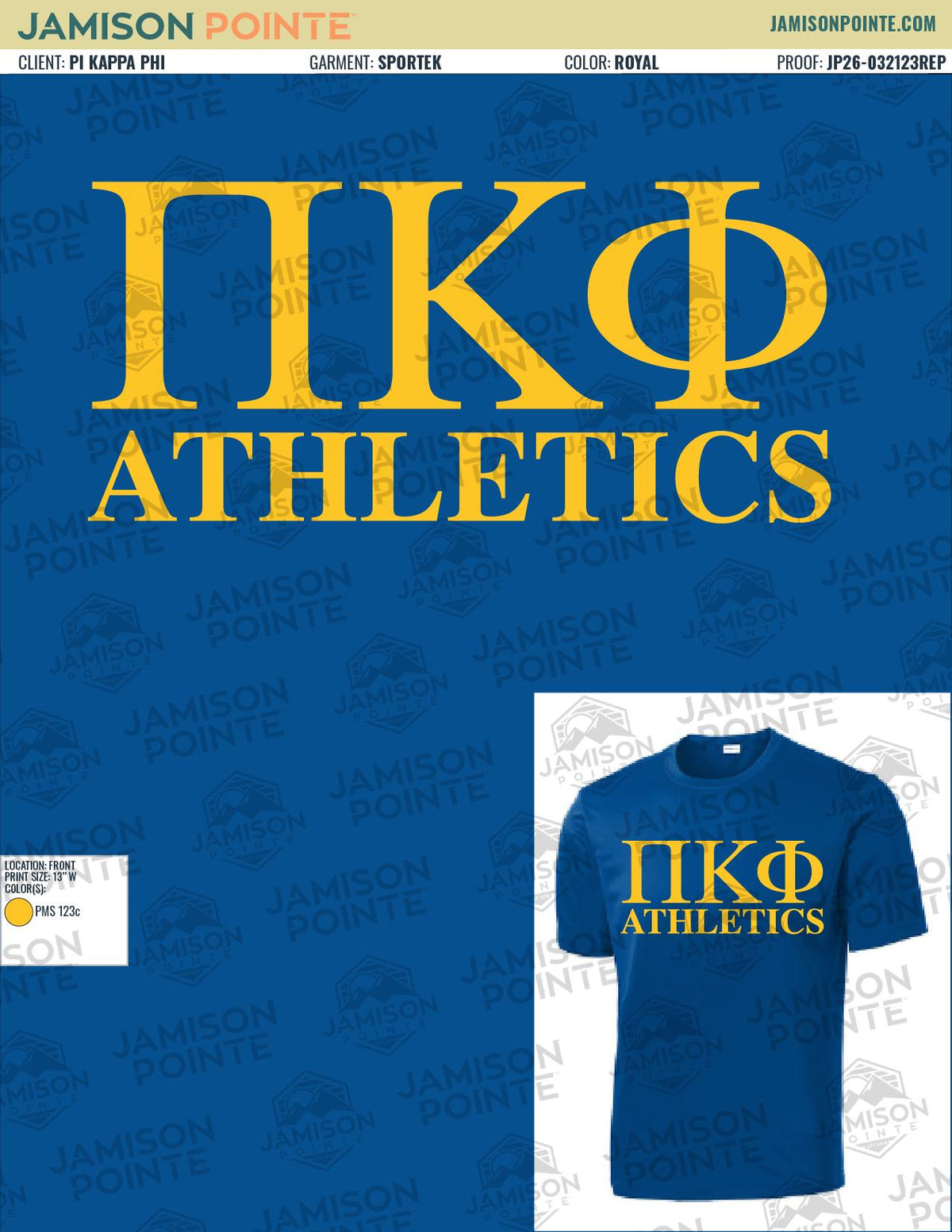 Pi Kappa Phi Florida Atlantic University IM Shirts T-Shirt