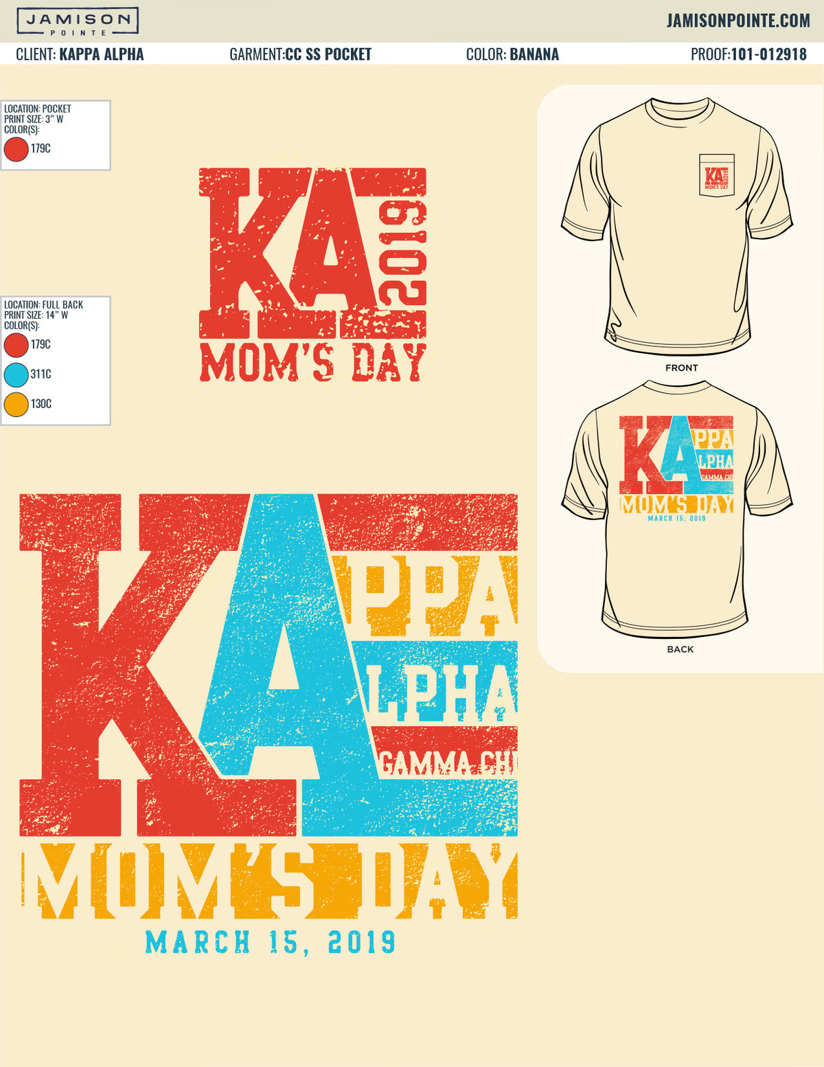 Kappa Alpha Moms Day T-Shirt