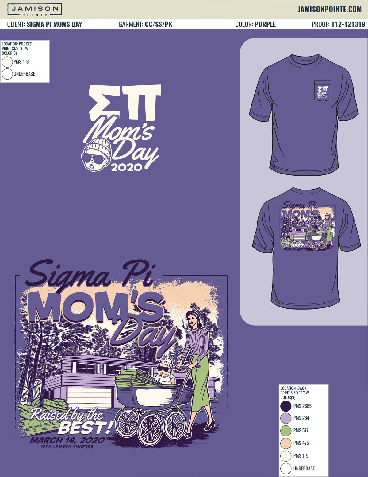 Sigma Pi Moms Day T-Shirt